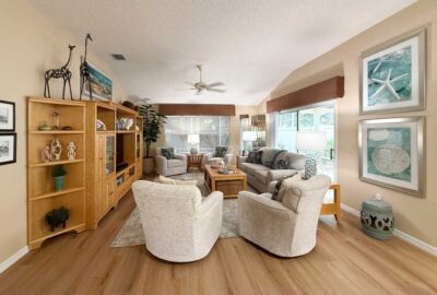 Much Brighter and so Inviting and Fresh, Home Décor by Ruth Dyer - in the Villages of Florida.
