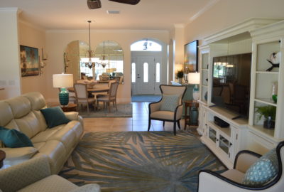 Living Room with Entertainment Center