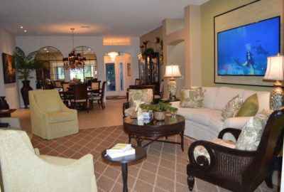 Open Floor plan and Mirrors creating more space