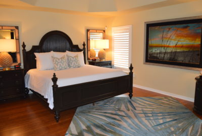 Bedroom with Warm Colors and Light