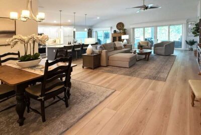 Sliding doors and the sofa arrangement, Zinnia Model, feels lived in and human, Interior Design - by Ruth Dyer.