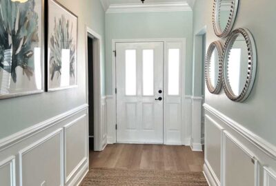 a great example of wainscot, Finishing Touch - by Ruth Dyer.
