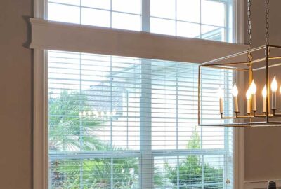 casement molding on a window, Home Décor by Ruth Dyer - in the Villages of Florida.