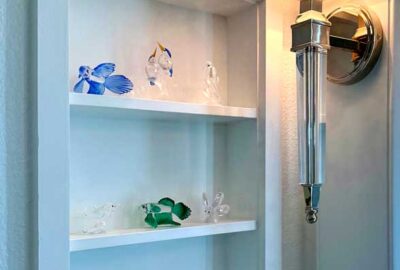 niche, guest bathroom, Gardenia model, Renovation,