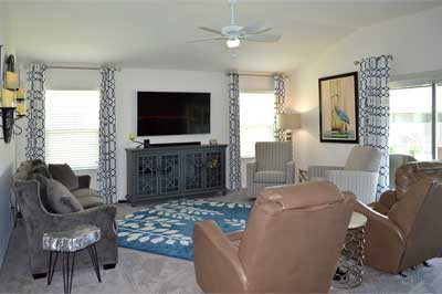 After Image of Begonia Living Room