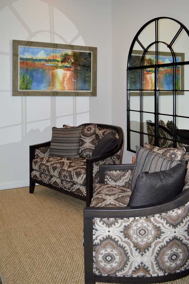 Repurposed Living room Chairs, Begonia #2