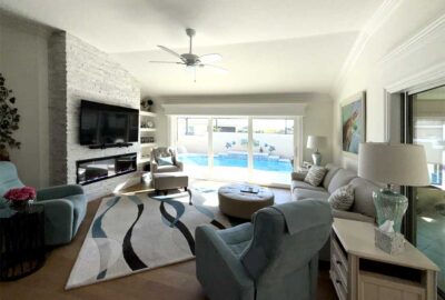 Addition of fireplace wall - inviting and finished, Interior Design - by Ruth Dyer.