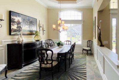 After Image of St. Charles Dining Room - Interior Design - in the Villages of Florida.
