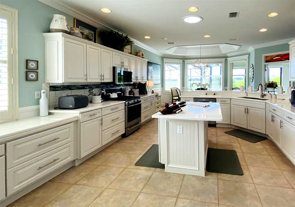After Image of Bridgeport model - Amazing and Bright - Interior Design - in the Villages of Florida.