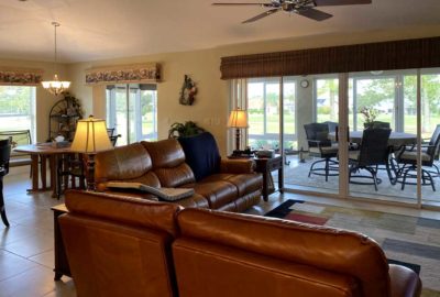 Before Image of Lantana Model - Living room, in the heart of the Villages of Florida.