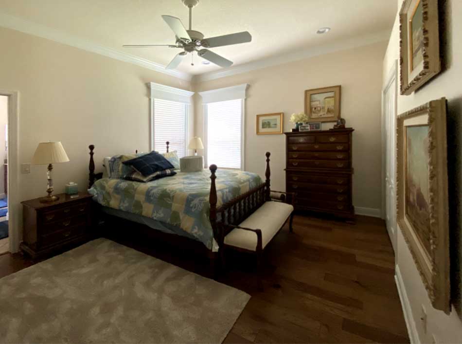 Before Image of a St. Charles Guest Bedroom - Interior Design - in the Villages of Florida.