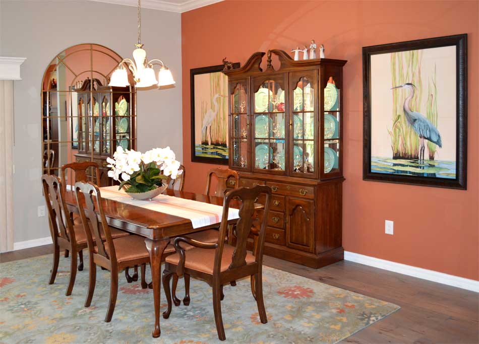 After Image of Begonia Dining Room - Interior Design - Home Décor by Ruth Dyer.