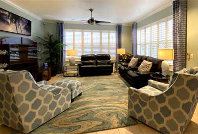 We Popped Color Everywhere - Interior Design - in the Villages of Florida.