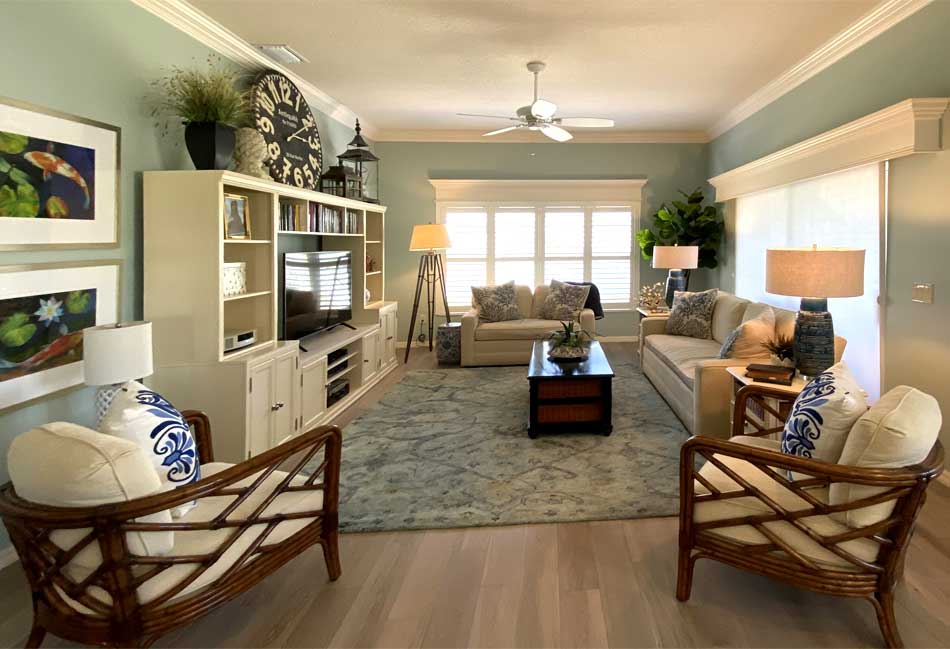 After looks Fresh and Bright - Interior Design - in the Villages of Florida.