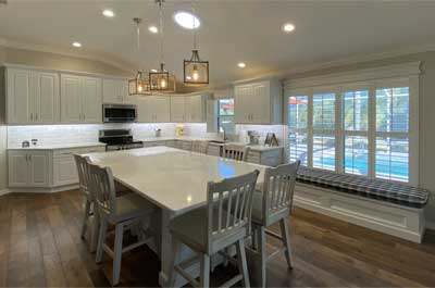 After of Stoney Brook model Kitchen - Interior Design - in the Villages of Florida.