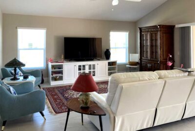 Before of the Begonia living room - Interior Design - in the Villages of Florida.