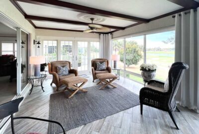 lanai looks so inviting and so stylish with wicker, Interior Design - by Ruth Dyer.
