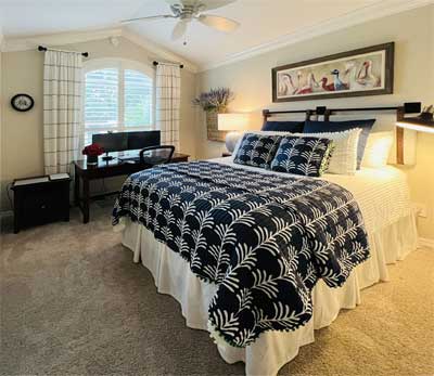 Family members visiting, guest-room, Interior Design - in the Villages of Florida.