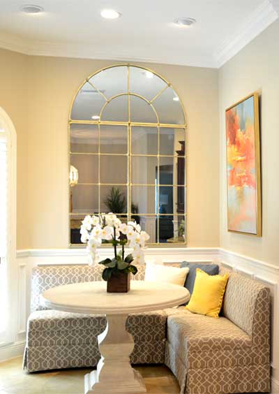 Begonia-model Nook, Bright and Cheery, Interior Design - in the Villages of Florida.
