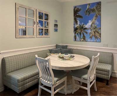 Coastal and Inviting, Iris - model, Home Décor by Ruth Dyer - in the Villages of Florida.