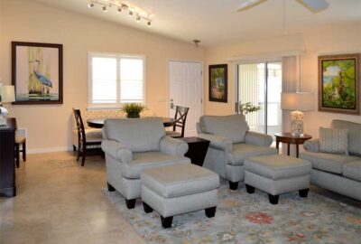After looks Warm and inviting, Home Décor by Ruth Dyer - in the Villages of Florida.