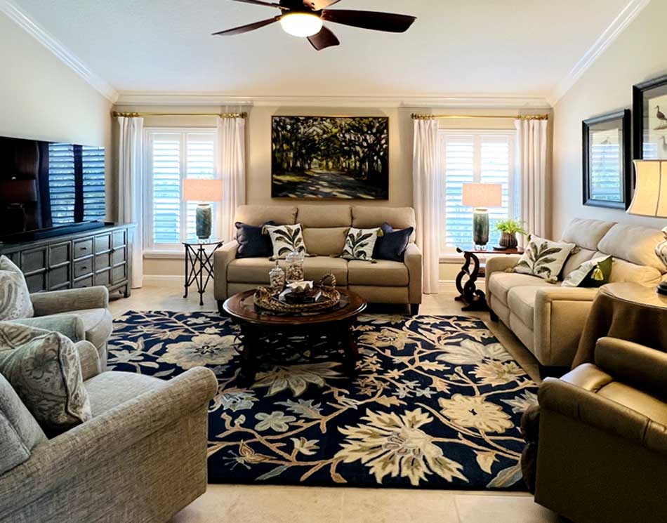 After, looks so inviting, Interior Design - in the Villages of Florida.