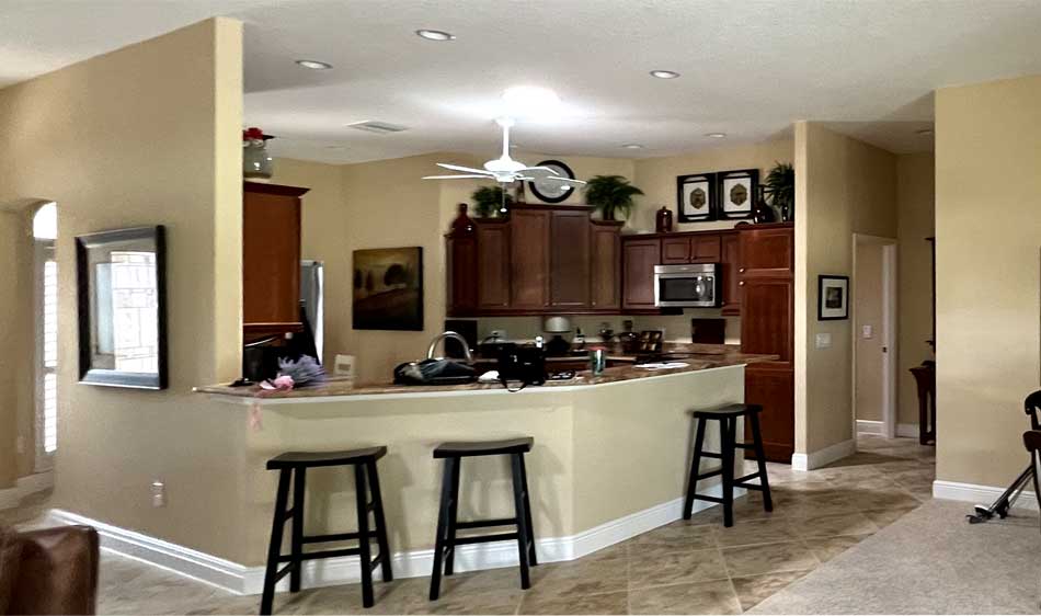 Before of the Begonia Model kitchen, Interior Design - Home Décor by Ruth Dyer.