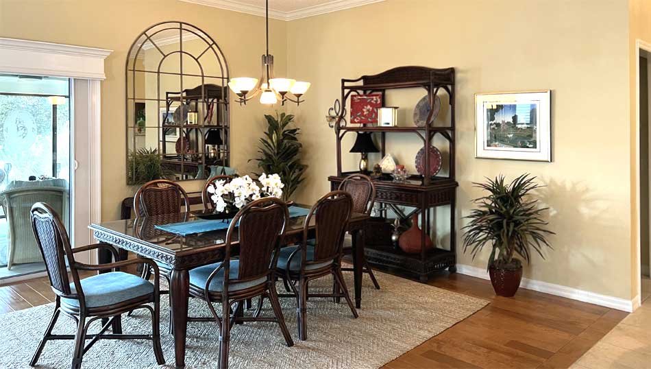 After Image of the Dining room, Interior Design - Home Décor by Ruth Dyer.