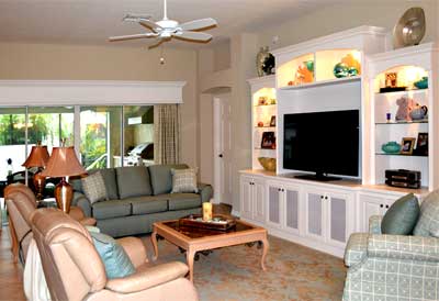 Bright and Inviting, Living-room, Dining-room, Home Décor by Ruth Dyer - in the Villages of Florida.