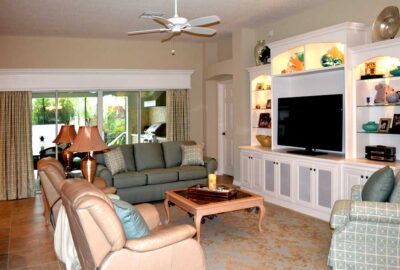 Living-room looks Bright and Inviting, Home Décor by Ruth Dyer - in the Villages of Florida.