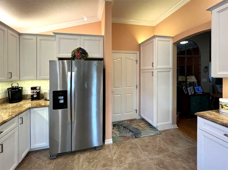 New Pantry – Lots of Storage, Home Décor by Ruth Dyer - in the Villages of Florida.