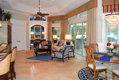 One more shot of the Living room, Grandview Model, Living-Room, Interior Design - in the Villages of Florida.