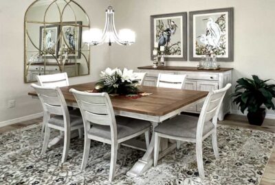 After Image, Interior Design - Home Décor by Ruth Dyer, Gardenia model, dining room.
