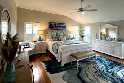 looks finished and relaxing, Master Bedroom, Interior Design - Home Décor by Ruth Dyer.