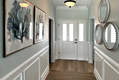 Gardenia foyer – looks finished without furniture, Home Décor by Ruth Dyer - in the Villages of Florida.