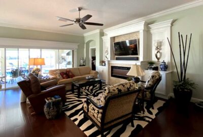 fresh and light, living room of an Iris model, Finishing Touch - by Ruth Dyer.