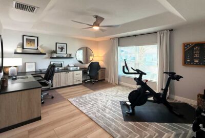 the Finished Office, Zinnia model, Harmony, the heart of The Villages.