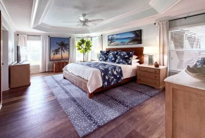 Master Bedroom, inviting and relaxing, Interior Design - in the Villages of Florida.
