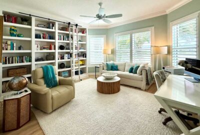 Inviting, bright, and quiet, Guest bedroom, Open floor plans, Interior Design - by Ruth Dyer.