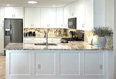 Colony model with a generous kitchen footprint, Interior Design - in the Villages of Florida.